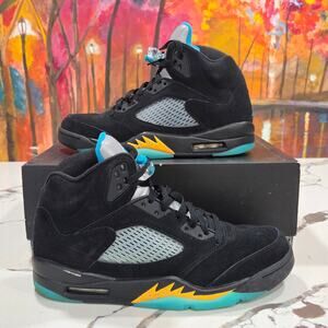 Nike Air Jordan Retro V 5 Aquatone Taxi Size 10 Men's DD0587-047